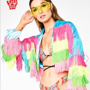 Club Exx / Dolls Kill Fringe-a-licious jacket